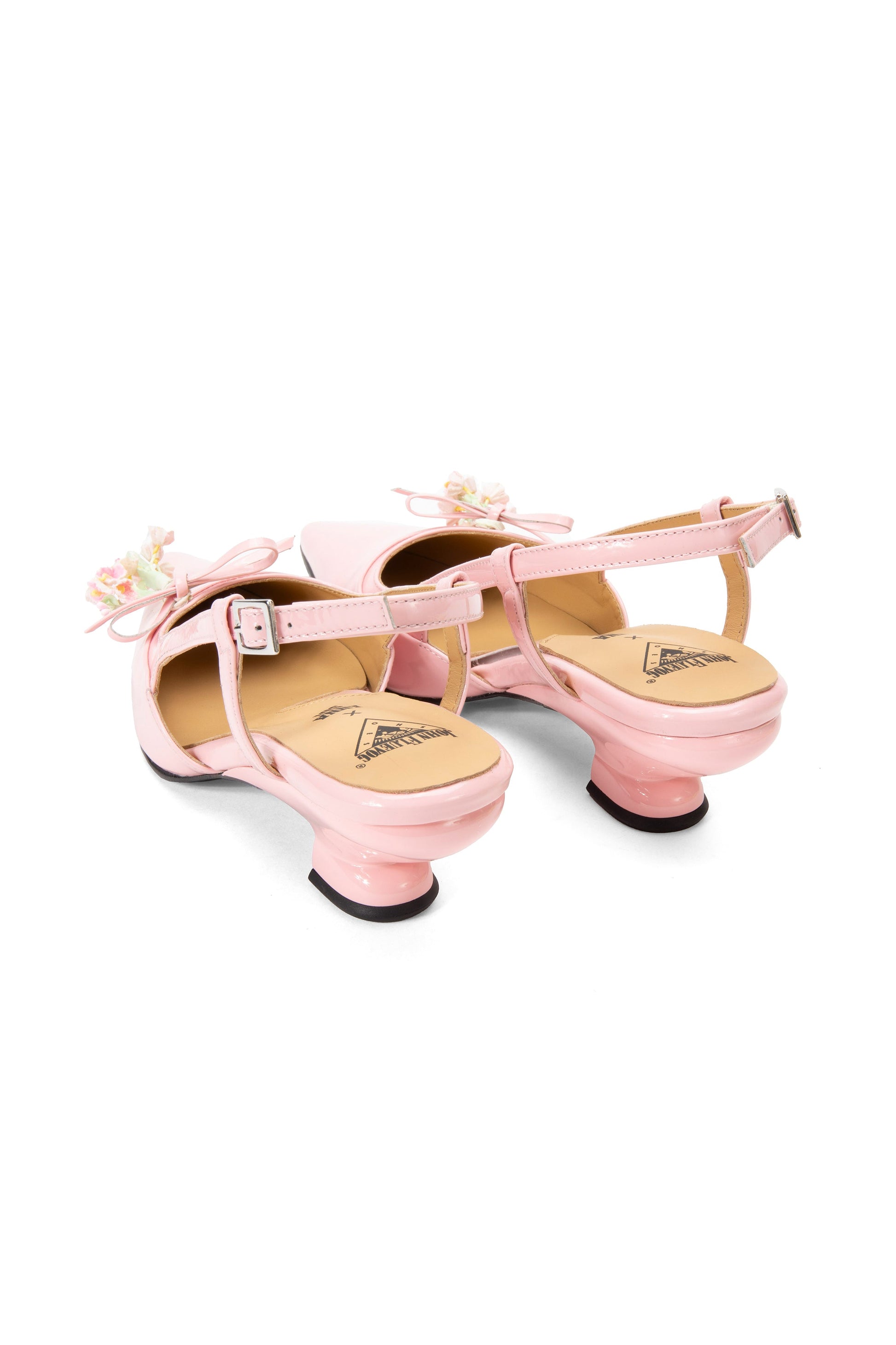 Anna Sui John Fluevog x Anna Sui Slingback Heels - Pink