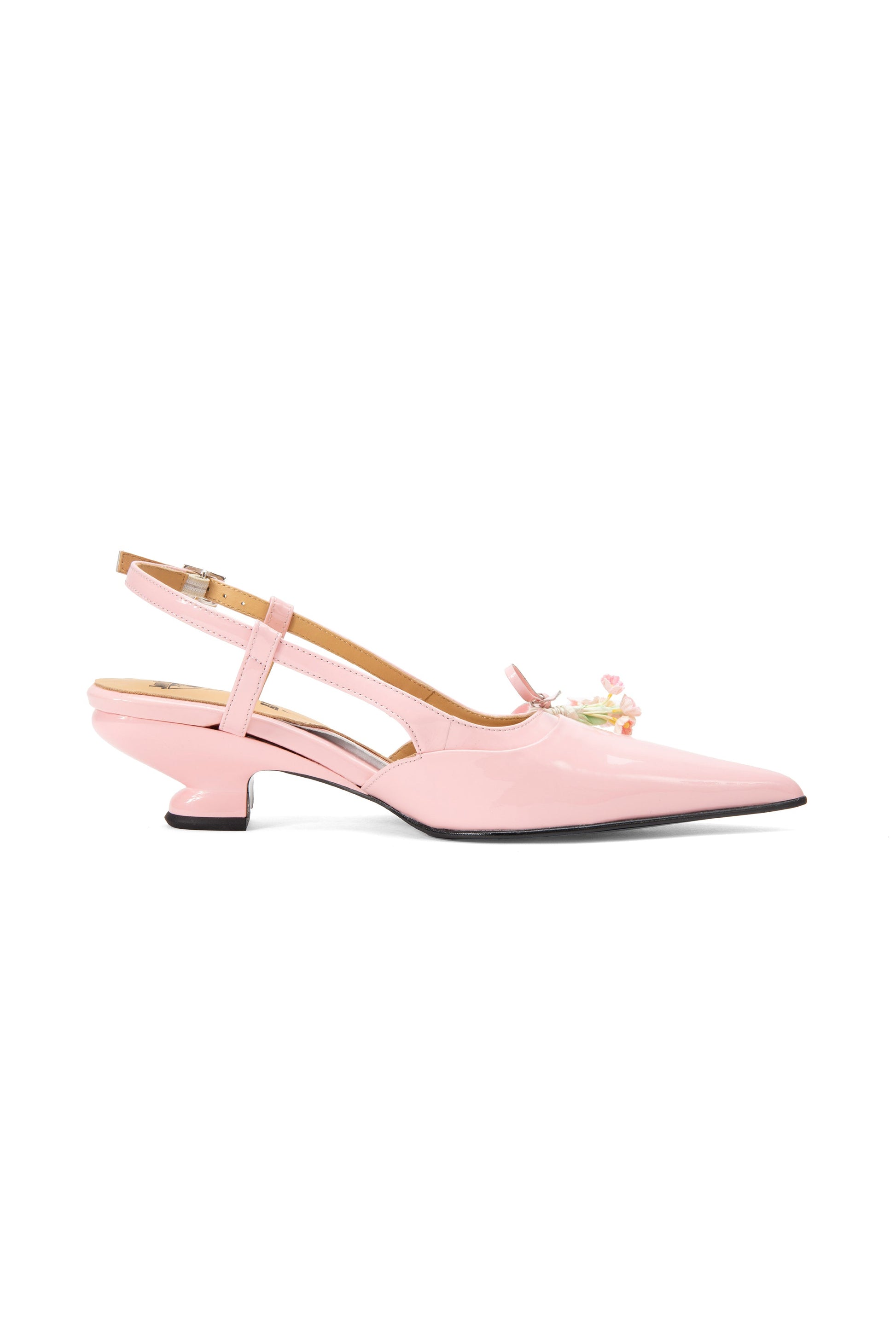 Anna Sui John Fluevog x Anna Sui Slingback Heels - Pink