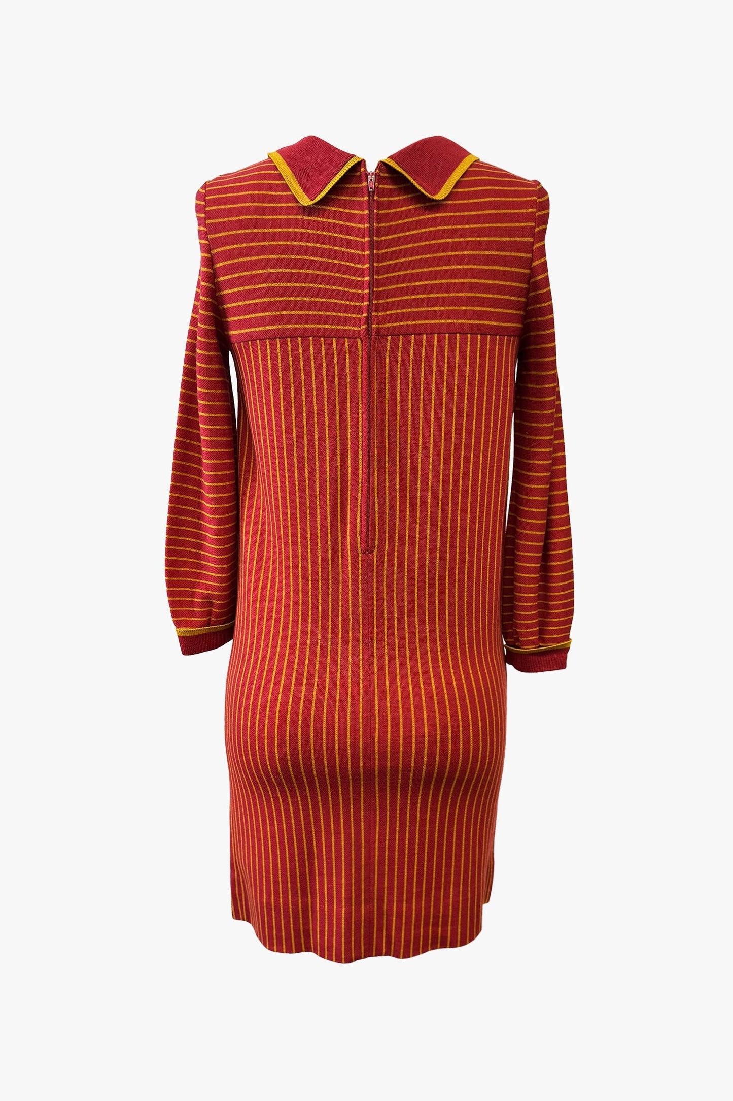 Anna Sui Vintage Sixties Knit Striped Dress