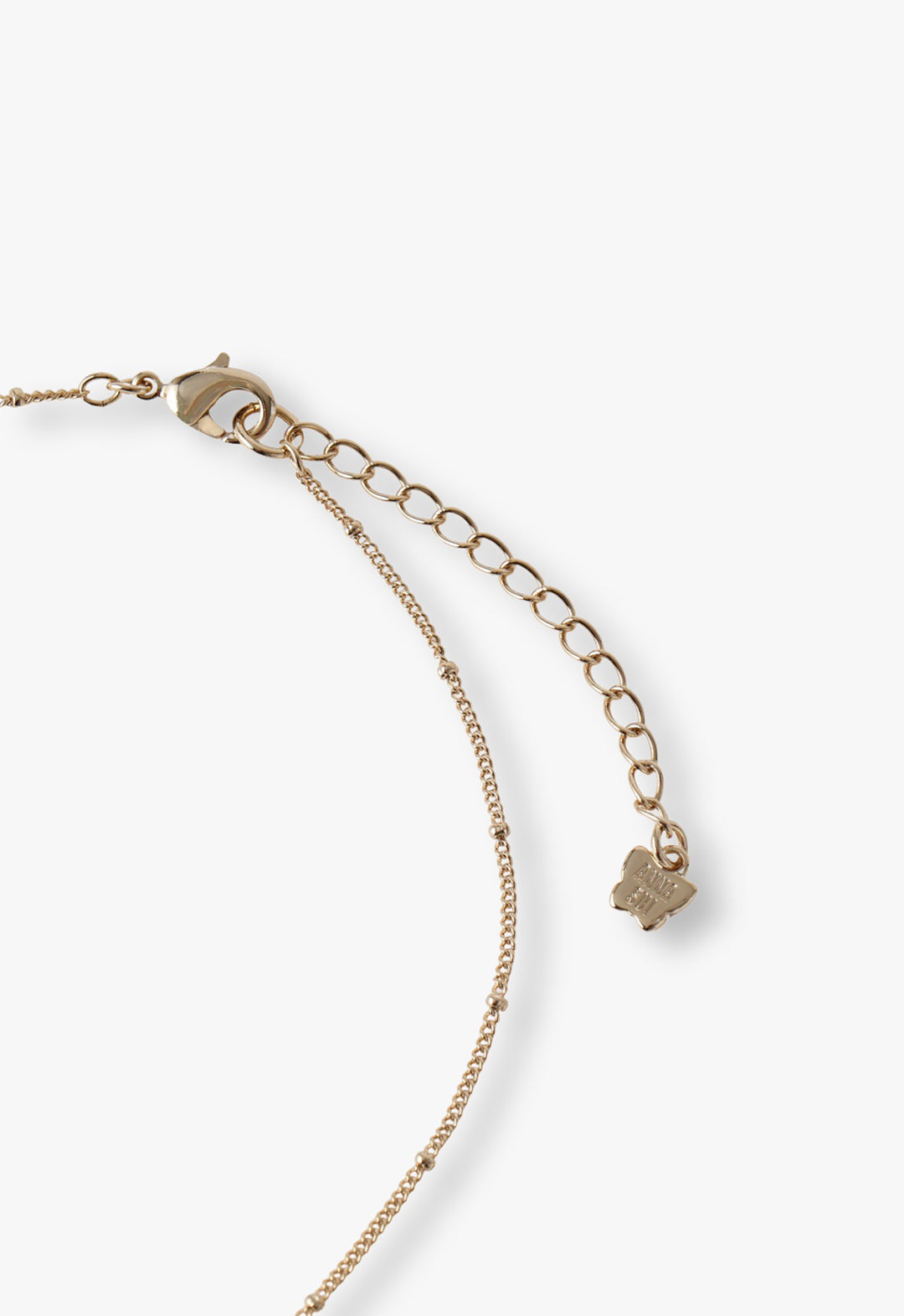 Anna Sui Pastel Bunny Charm Necklace