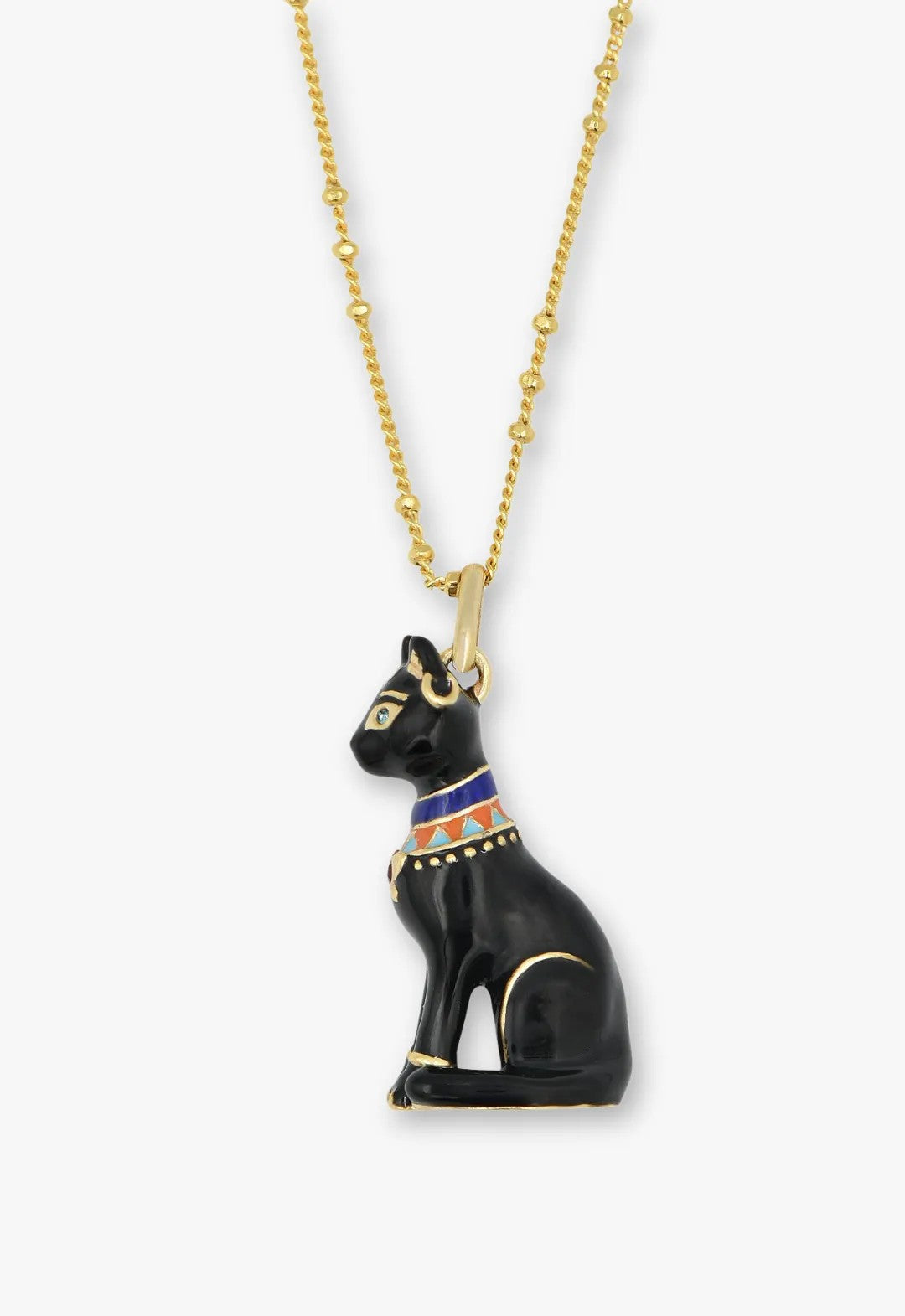 Anna Sui Egyptian Cat Necklace