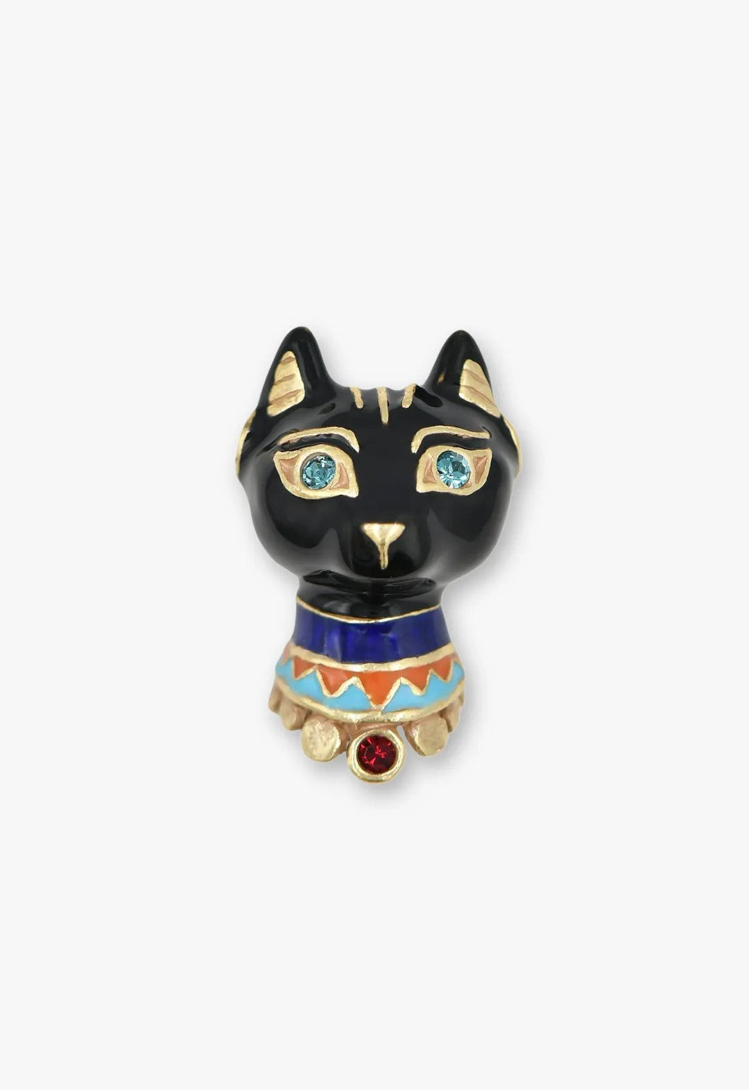 Anna Sui Egyptian Cat Stud Earrings