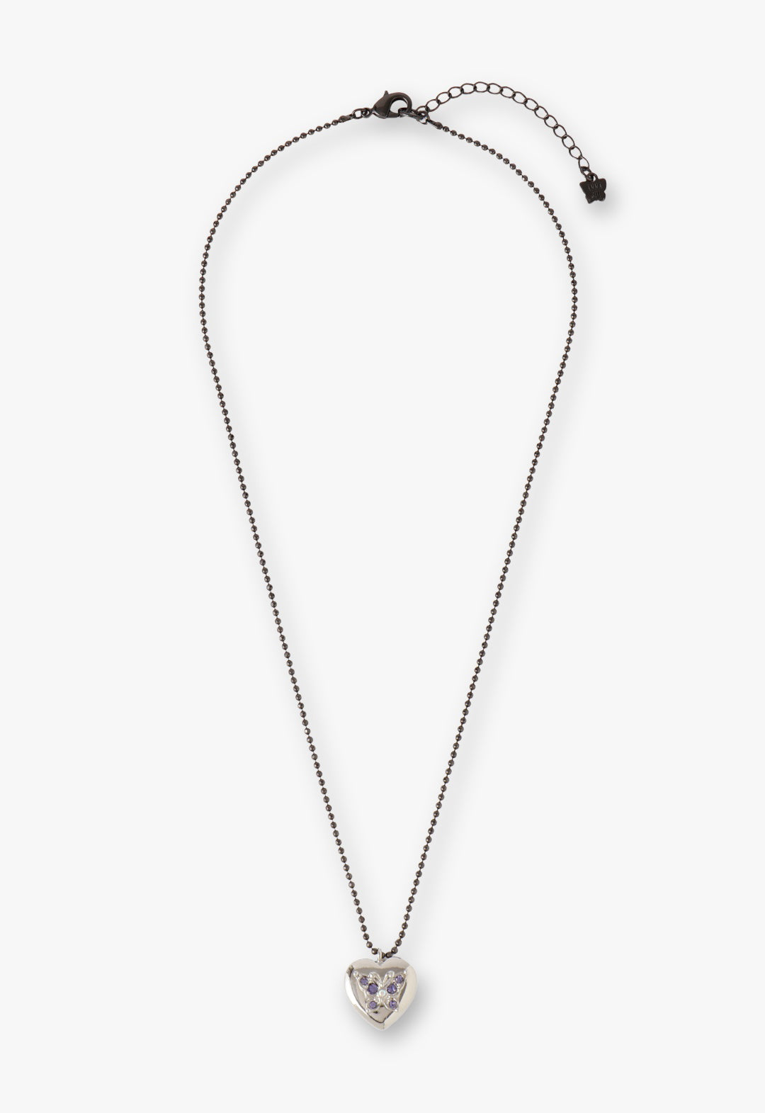 Anna Sui Butterfly Heart Necklace