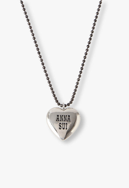 Anna Sui Butterfly Heart Necklace