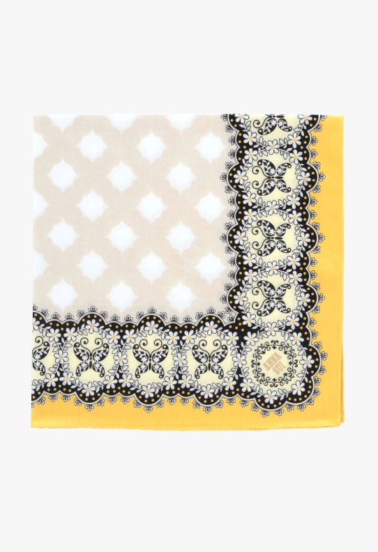 Anna Sui Butterfly Boarder Handkerchief
