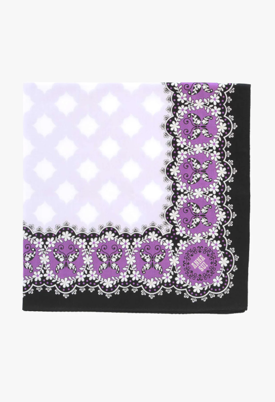 Anna Sui Butterfly Boarder Handkerchief
