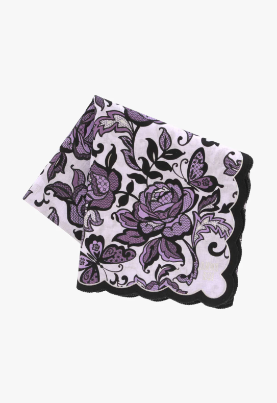 Anna Sui Butterfly Garden Handkerchief