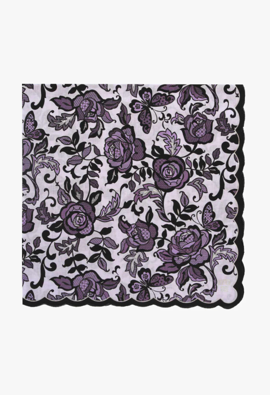 Anna Sui Butterfly Garden Handkerchief