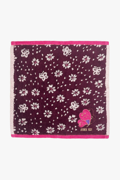 Anna Sui Butterfly Flowers Washcloth