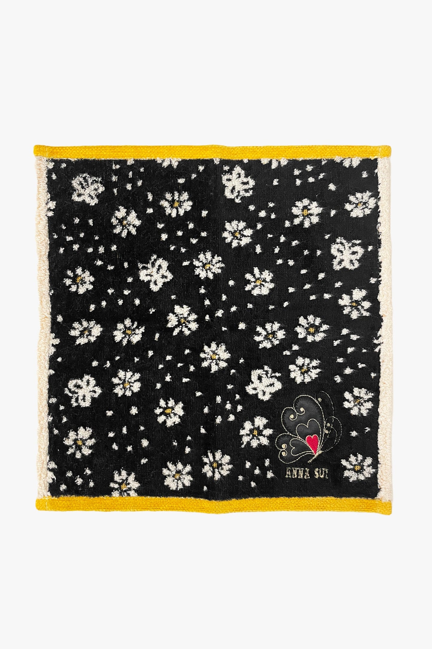 Anna Sui Butterfly Flowers Washcloth