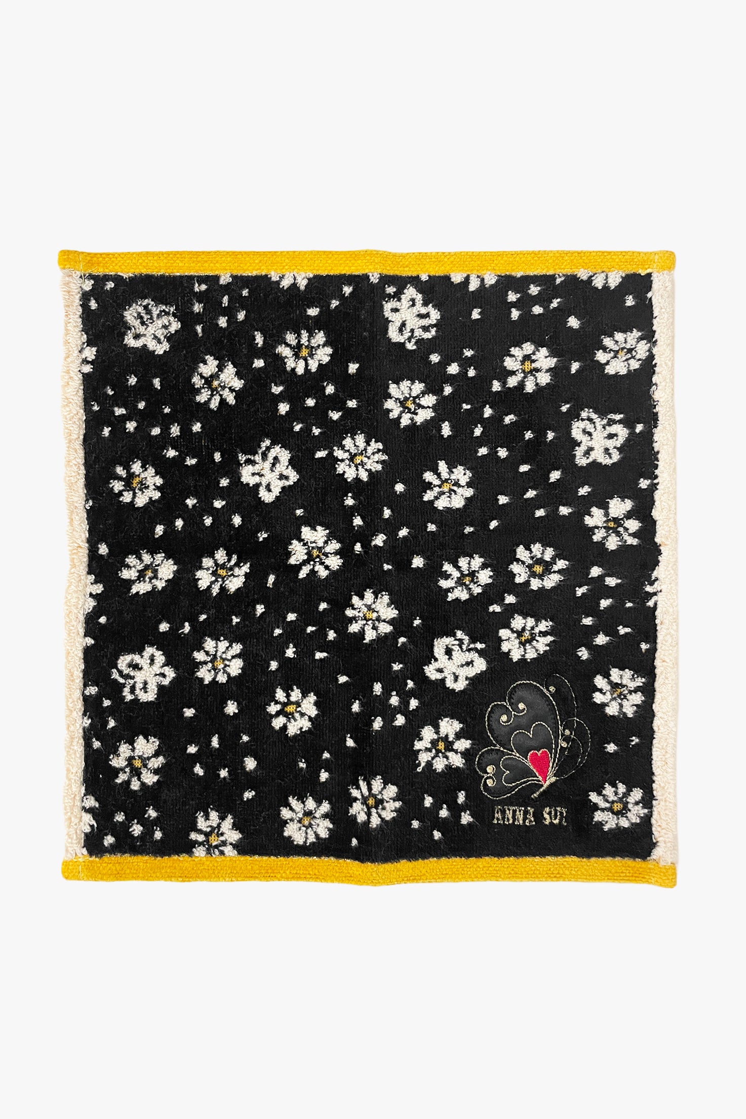 Anna Sui Butterfly Flowers Washcloth