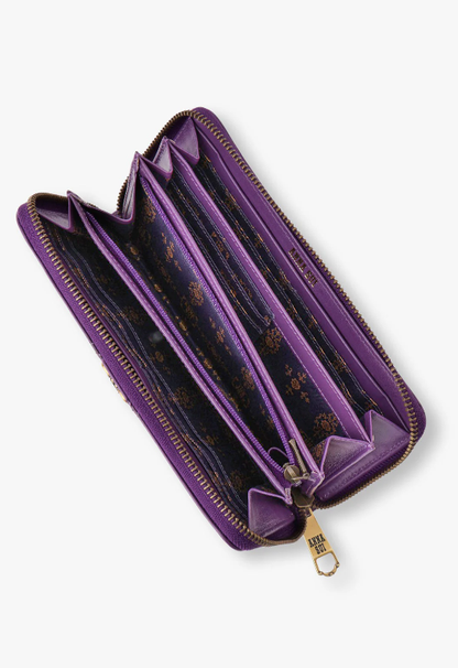 Anna Sui Victorian Quilted Wallet - Purple