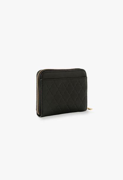Anna Sui Victorian Quilted Small Wallet - Black