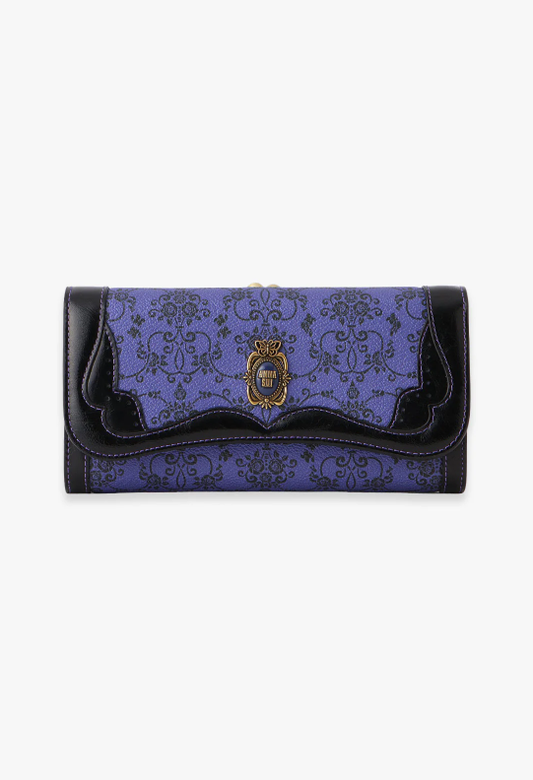 Anna Sui Lacey Roses Wallet - Purple