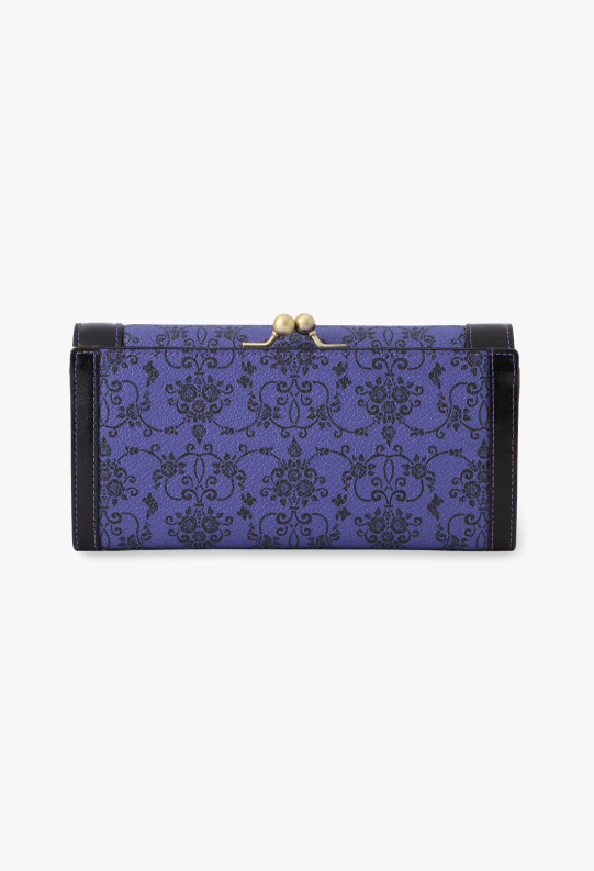 Anna Sui Lacey Roses Wallet - Purple