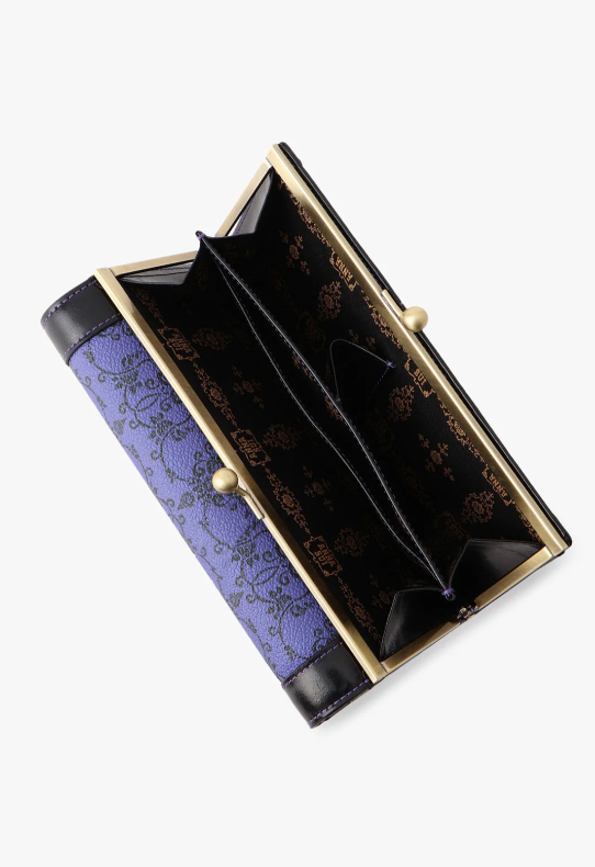Anna Sui Lacey Roses Wallet - Purple