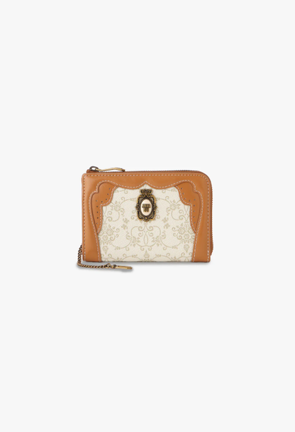 Anna Sui Lacey Roses Small Wallet - Beige