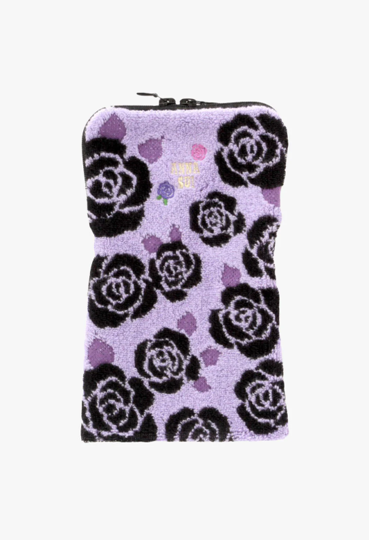 Anna Sui Rosebud Zipper Towel Pouch