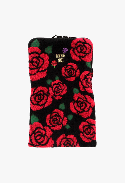 Anna Sui Rosebud Zipper Towel Pouch