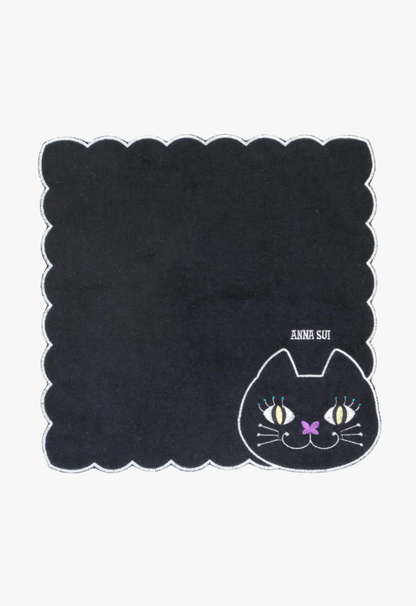 Anna Sui NEW: Cat Embroidery Washcloth
