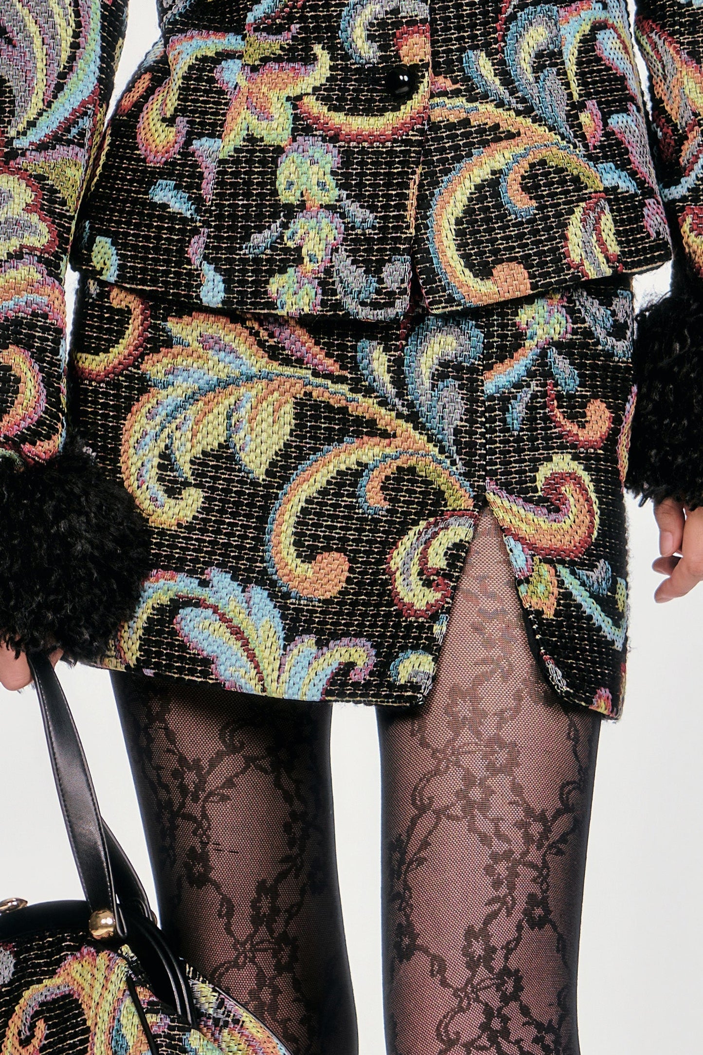 Anna Sui Tapestry Mini Skirt