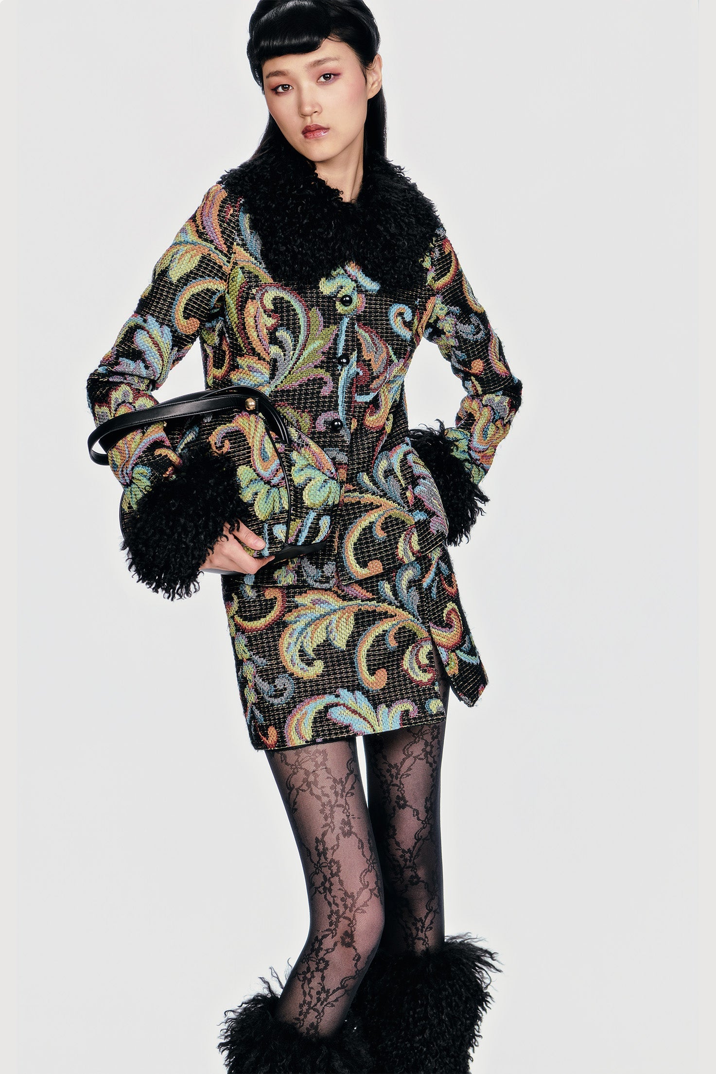 Anna Sui Tapestry Mini Skirt