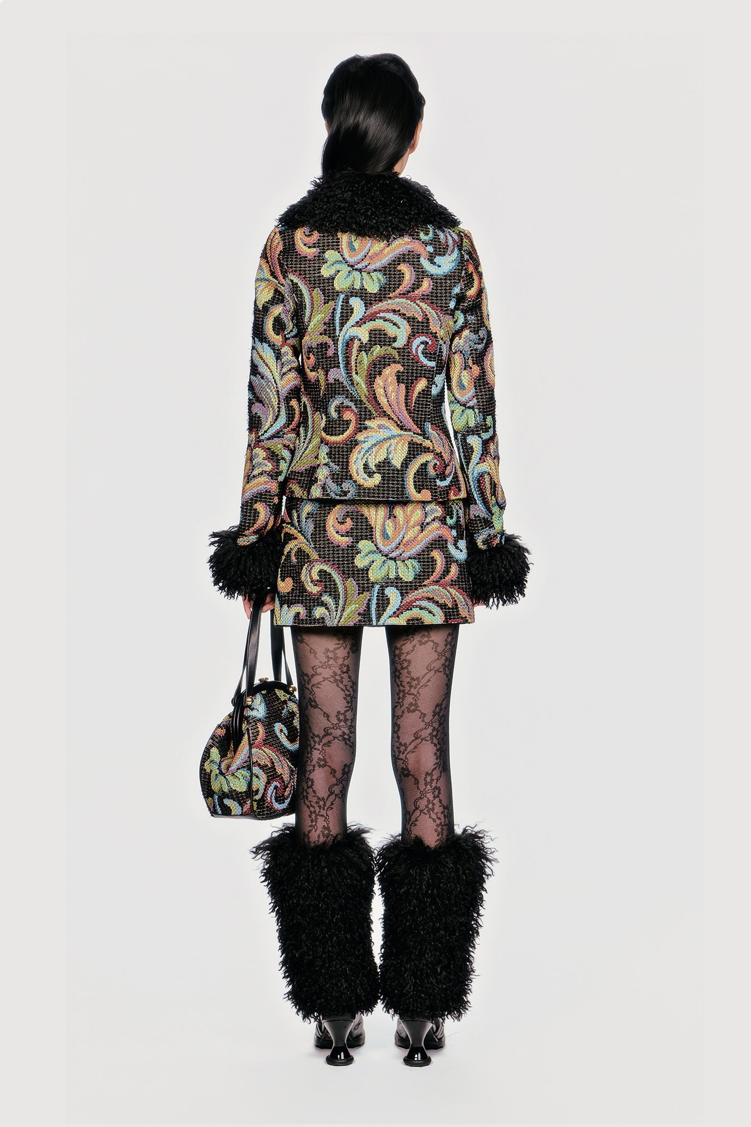 Anna Sui Tapestry Mini Skirt