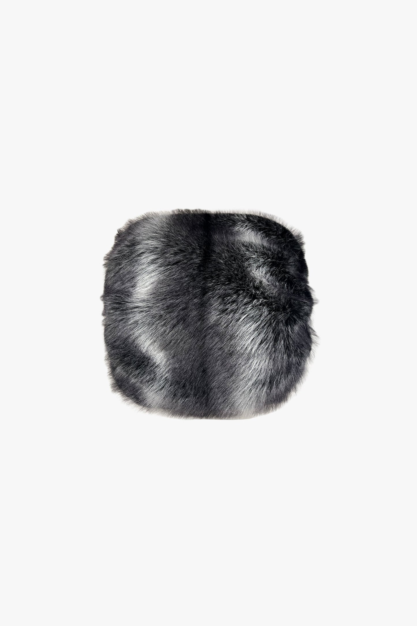 Anna Sui Faux Silver Fox Muff