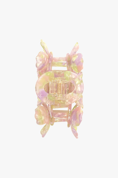 Anna Sui Triple Flower Rhinestone Jaw Clip
