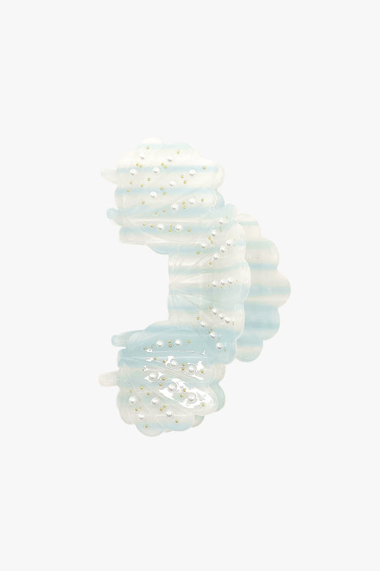 Anna Sui Pearlized Shell Jaw - Blue