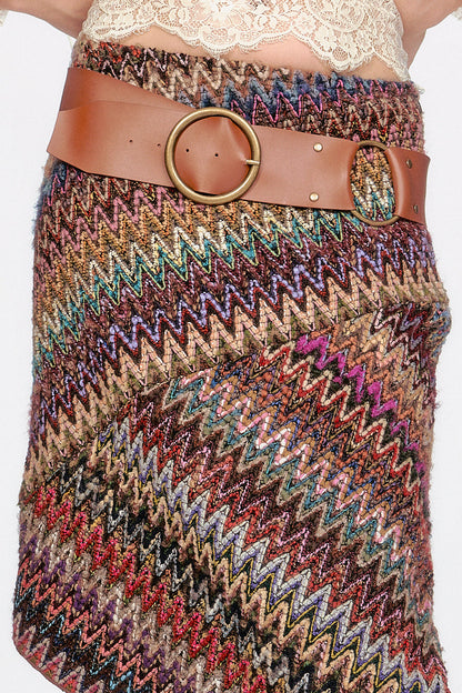 Anna Sui O-Ring Leather Belt - Oak