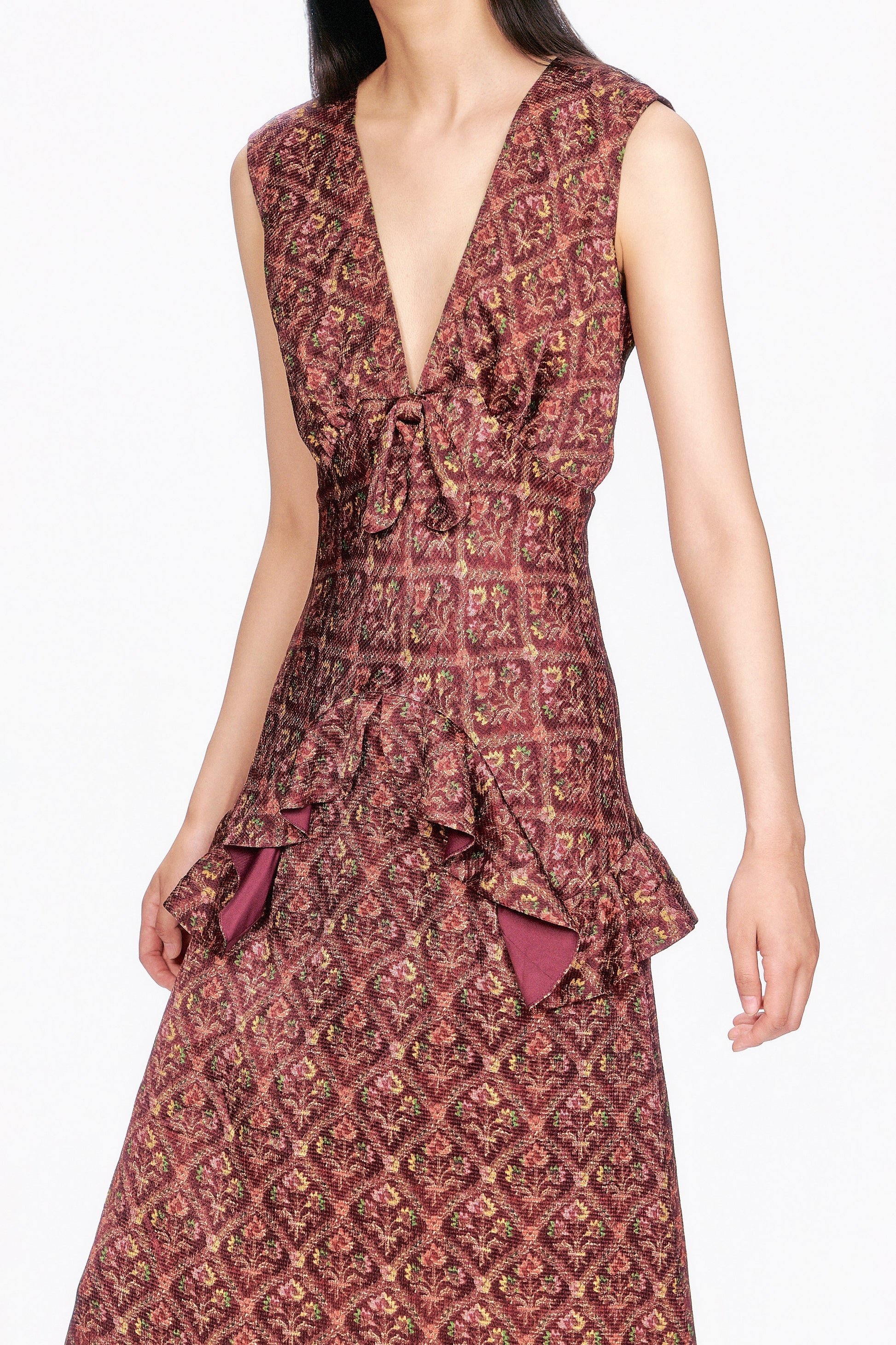 Anna Sui Wallpaper Medley Maxi Dress