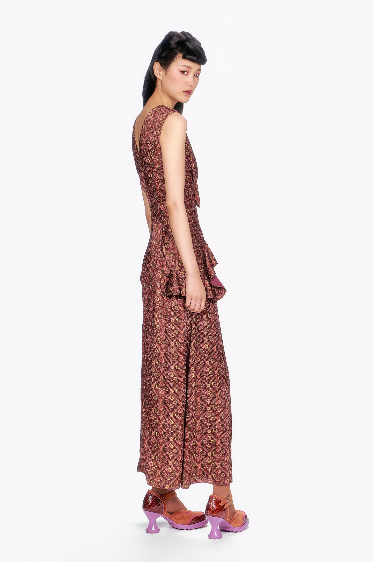 Anna Sui Wallpaper Medley Maxi Dress