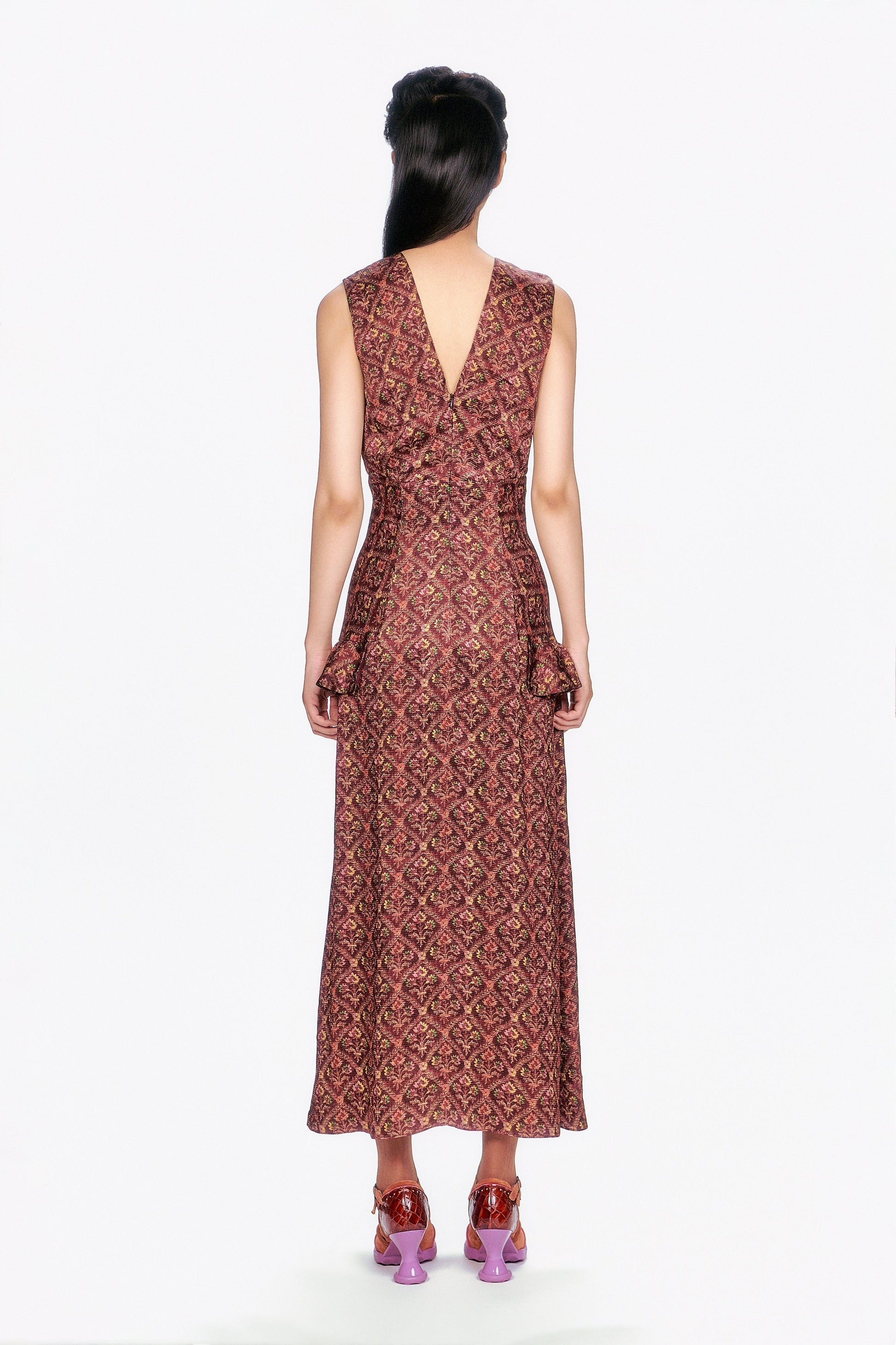 Anna Sui Wallpaper Medley Maxi Dress