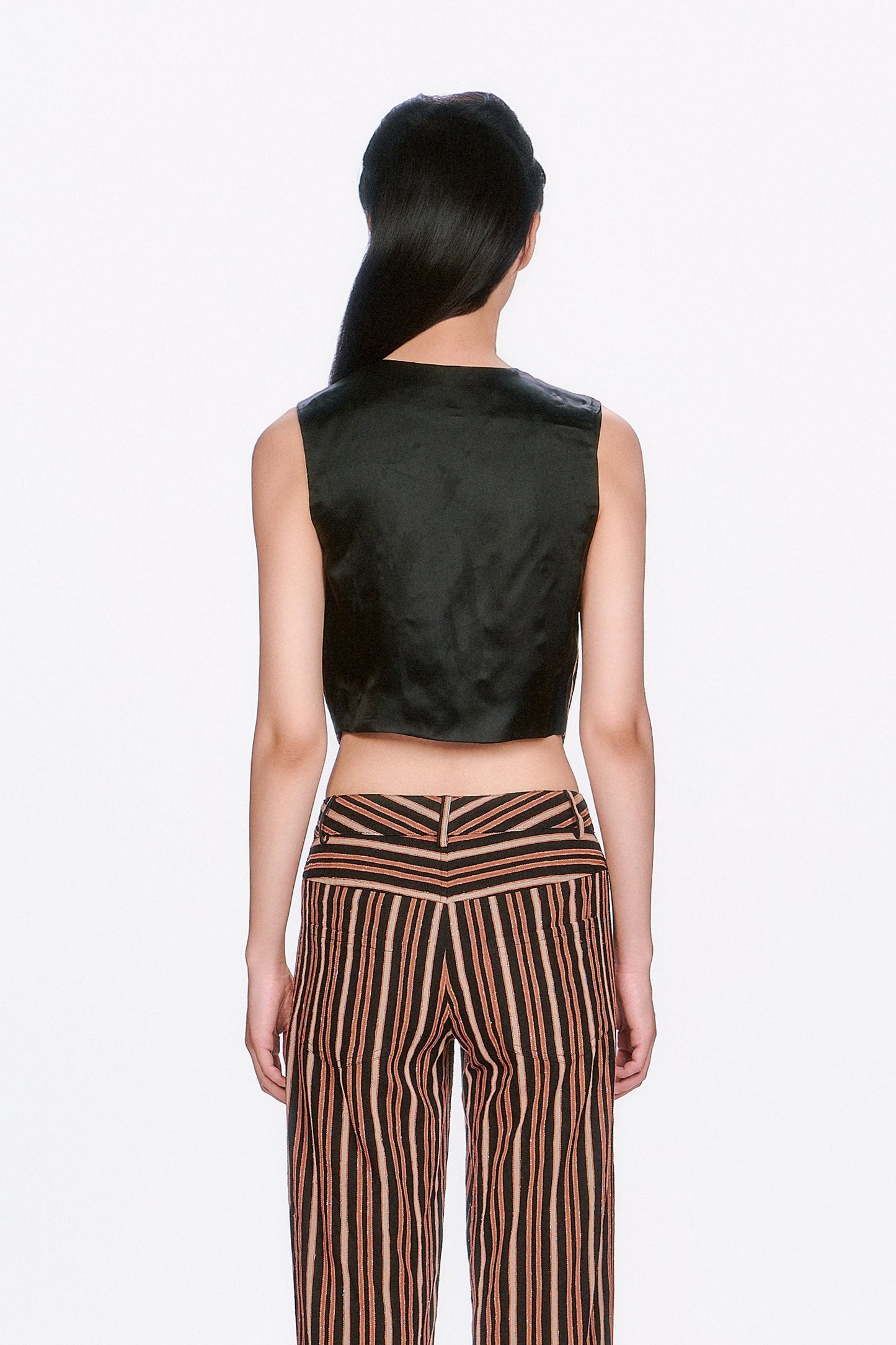 Anna Sui Pinstripe Vest