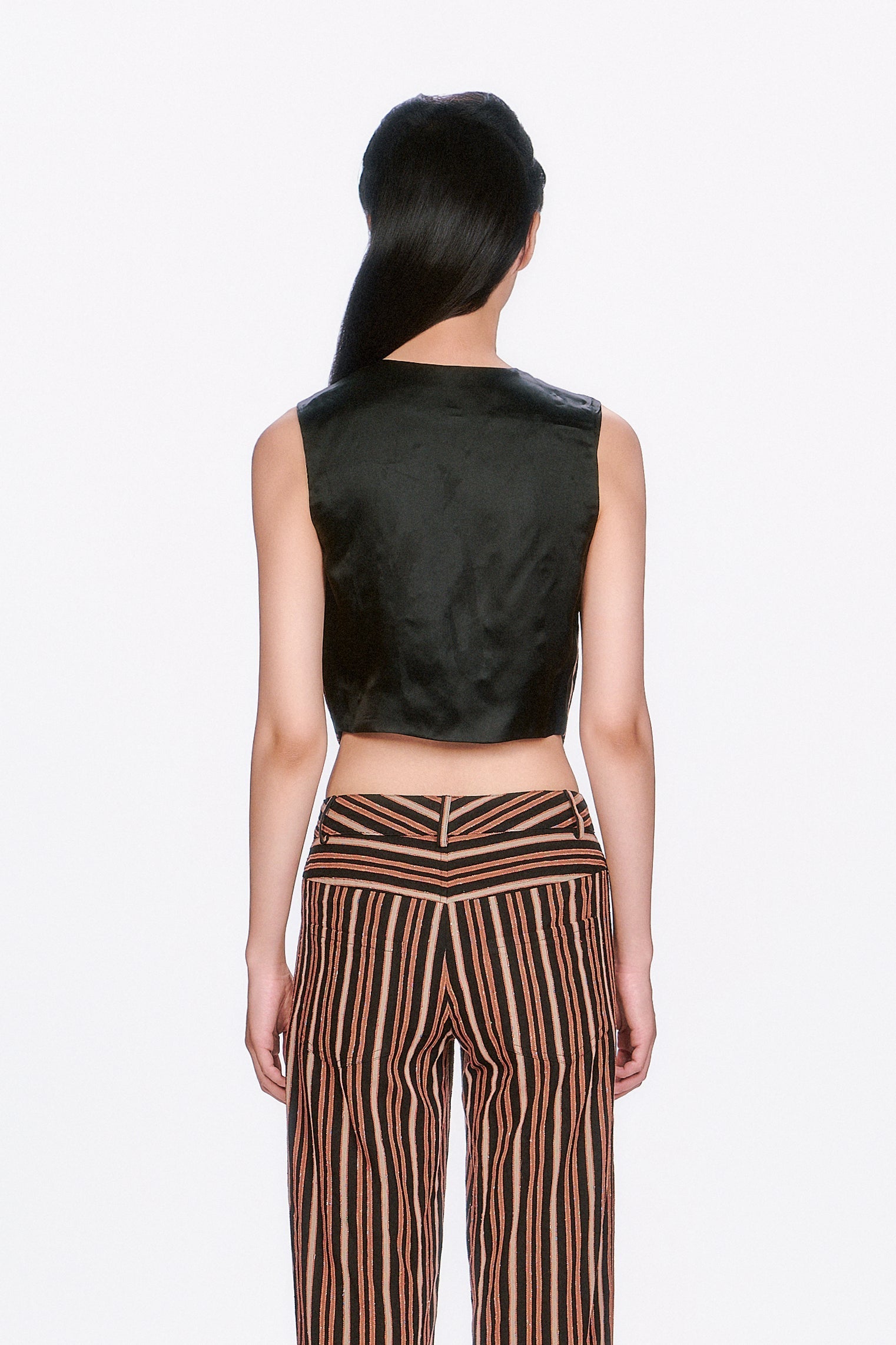 Anna Sui Pinstripe Vest