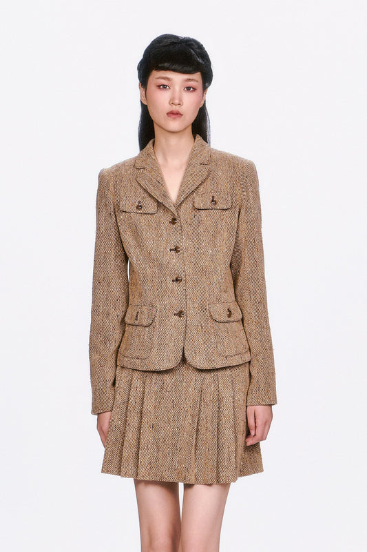 Anna Sui Herringbone Jacket