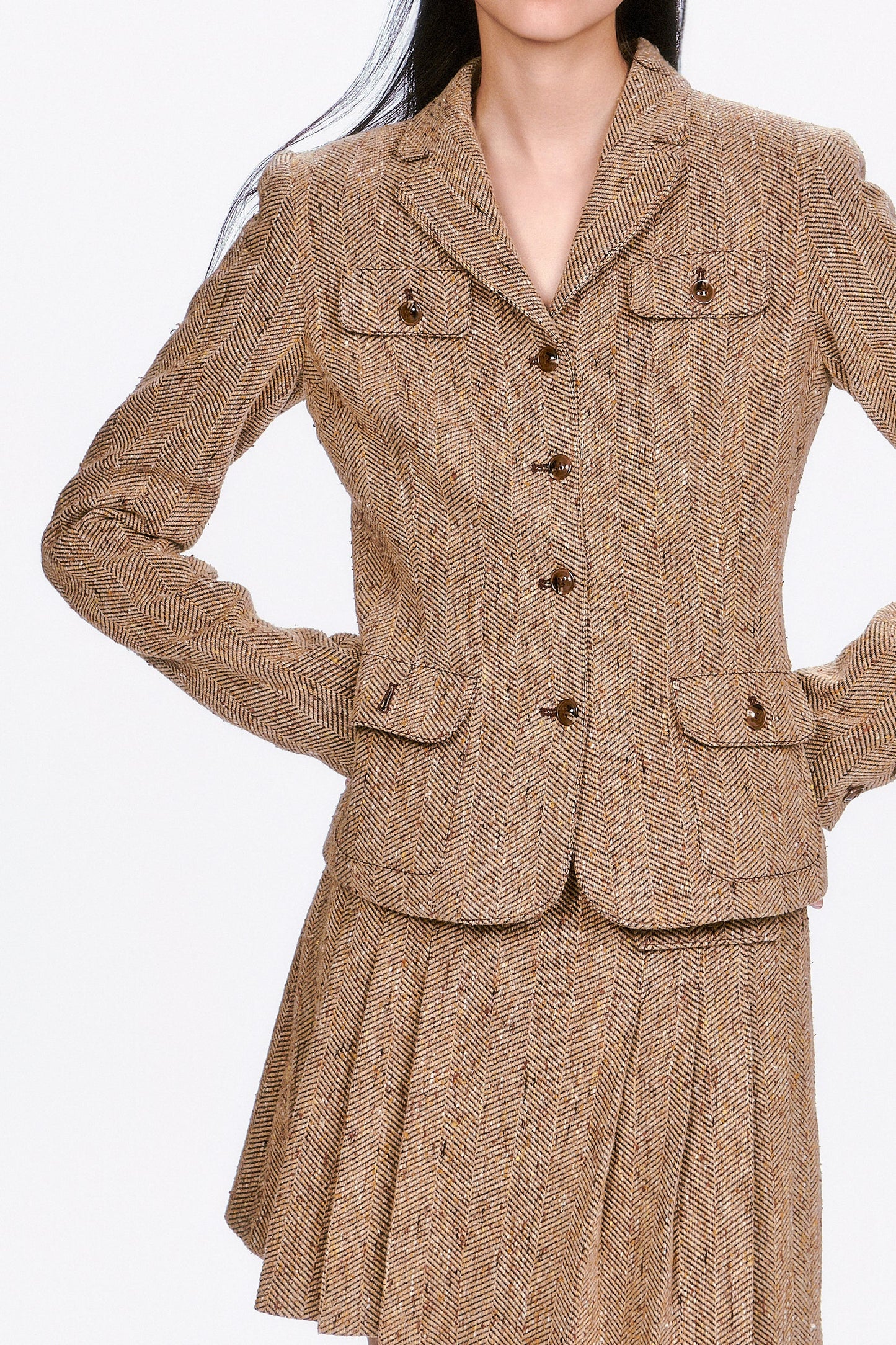 Anna Sui Herringbone Jacket