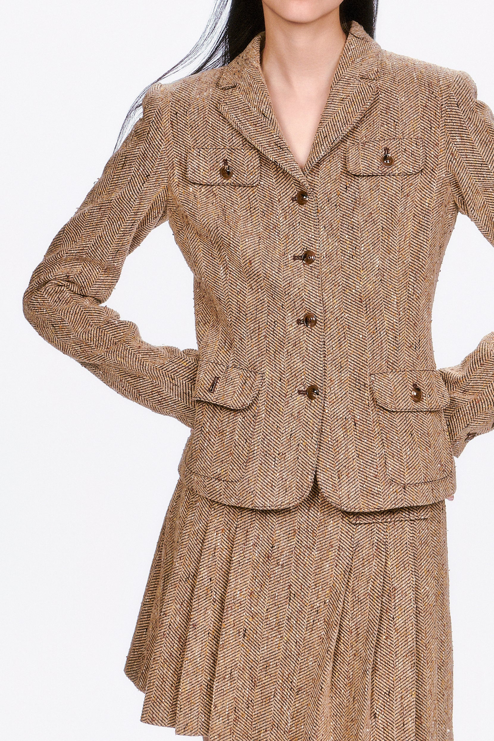Anna Sui Herringbone Jacket