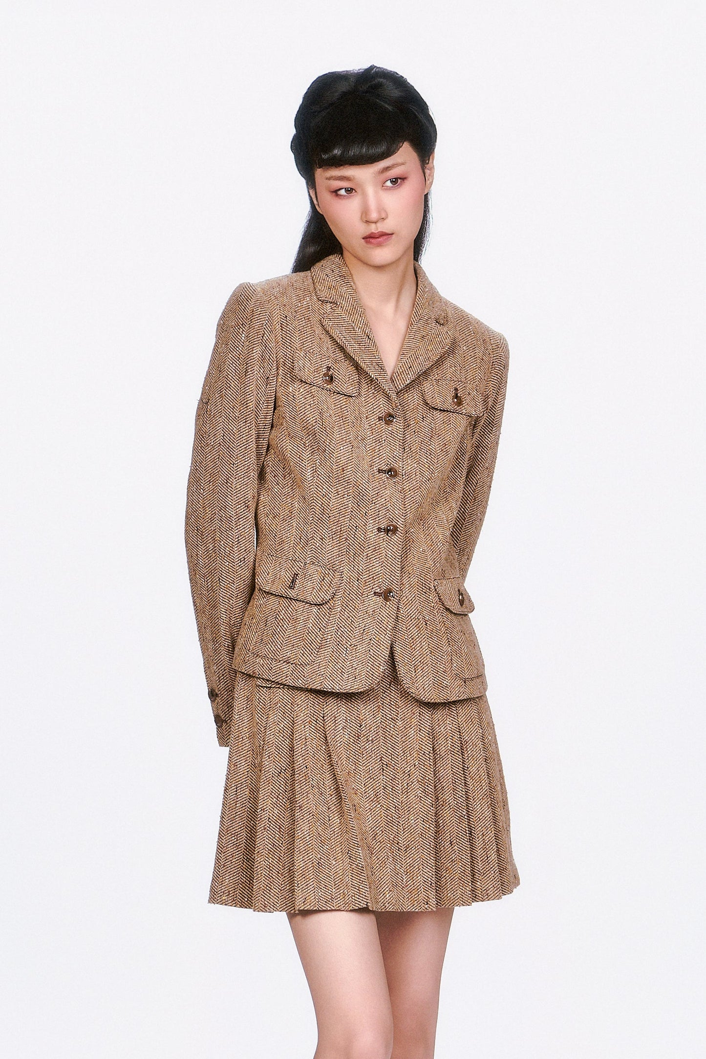 Anna Sui Herringbone Jacket