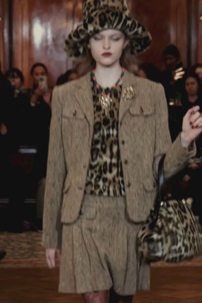 Anna Sui Herringbone Jacket