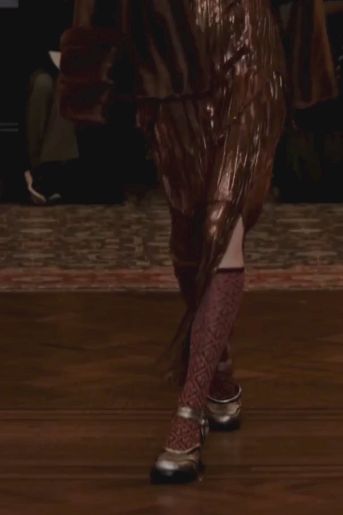 Anna Sui Faux Mink Swing Coat
