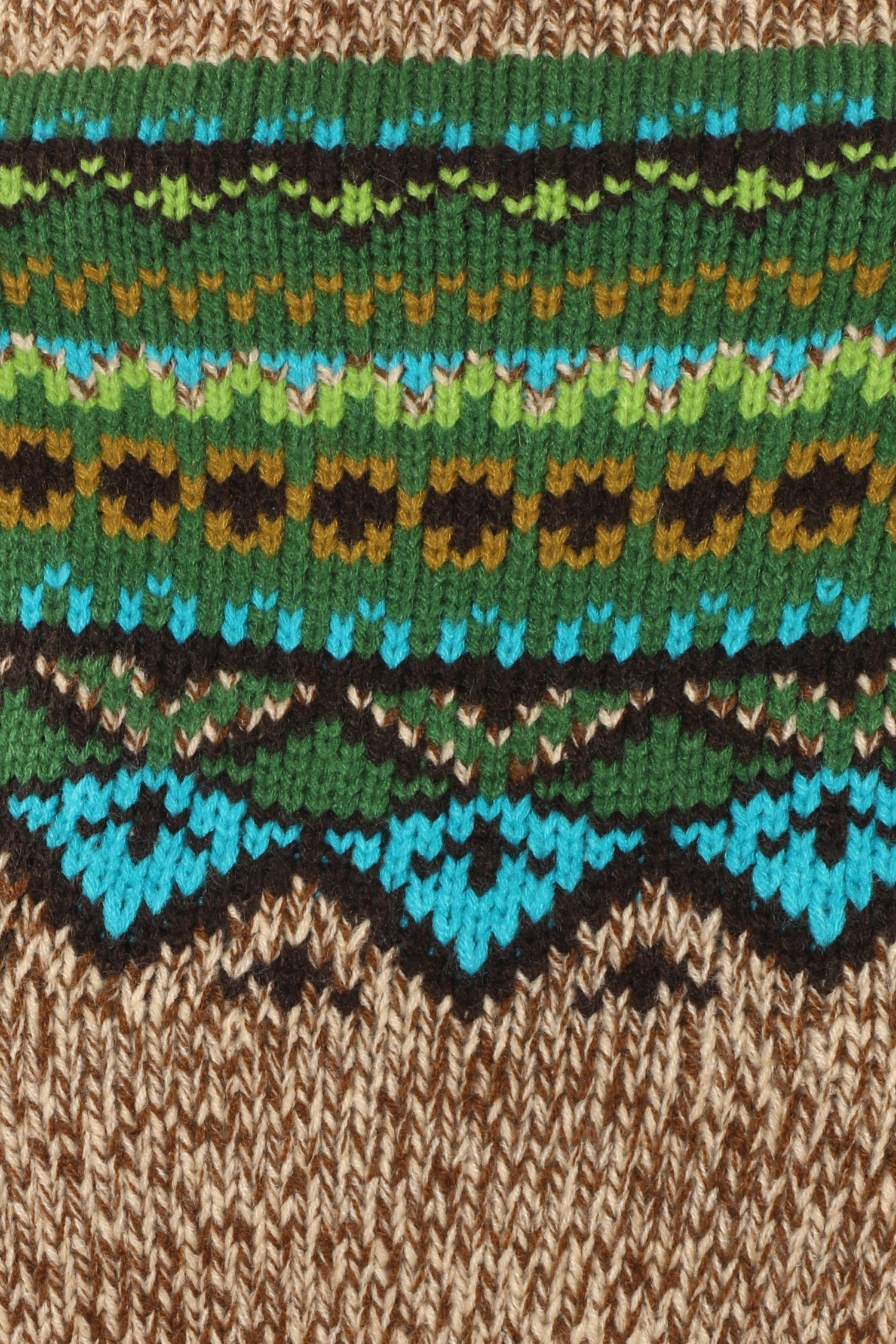 Anna Sui Fair Isle Sweater - Teal