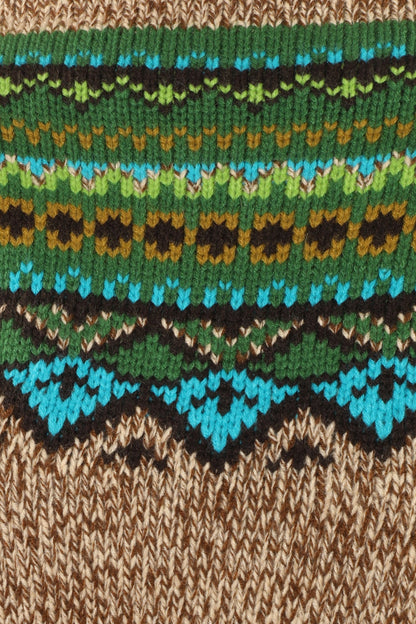 Anna Sui Fair Isle Sweater - Teal