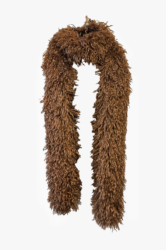 Anna Sui Faux Fur Scarf - Caramel