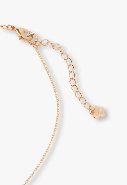 Anna Sui Rose Gold Butterfly Necklace