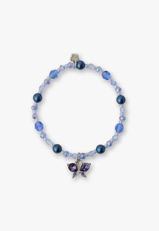 Anna Sui Butterfly Charm Bracelet - Silver