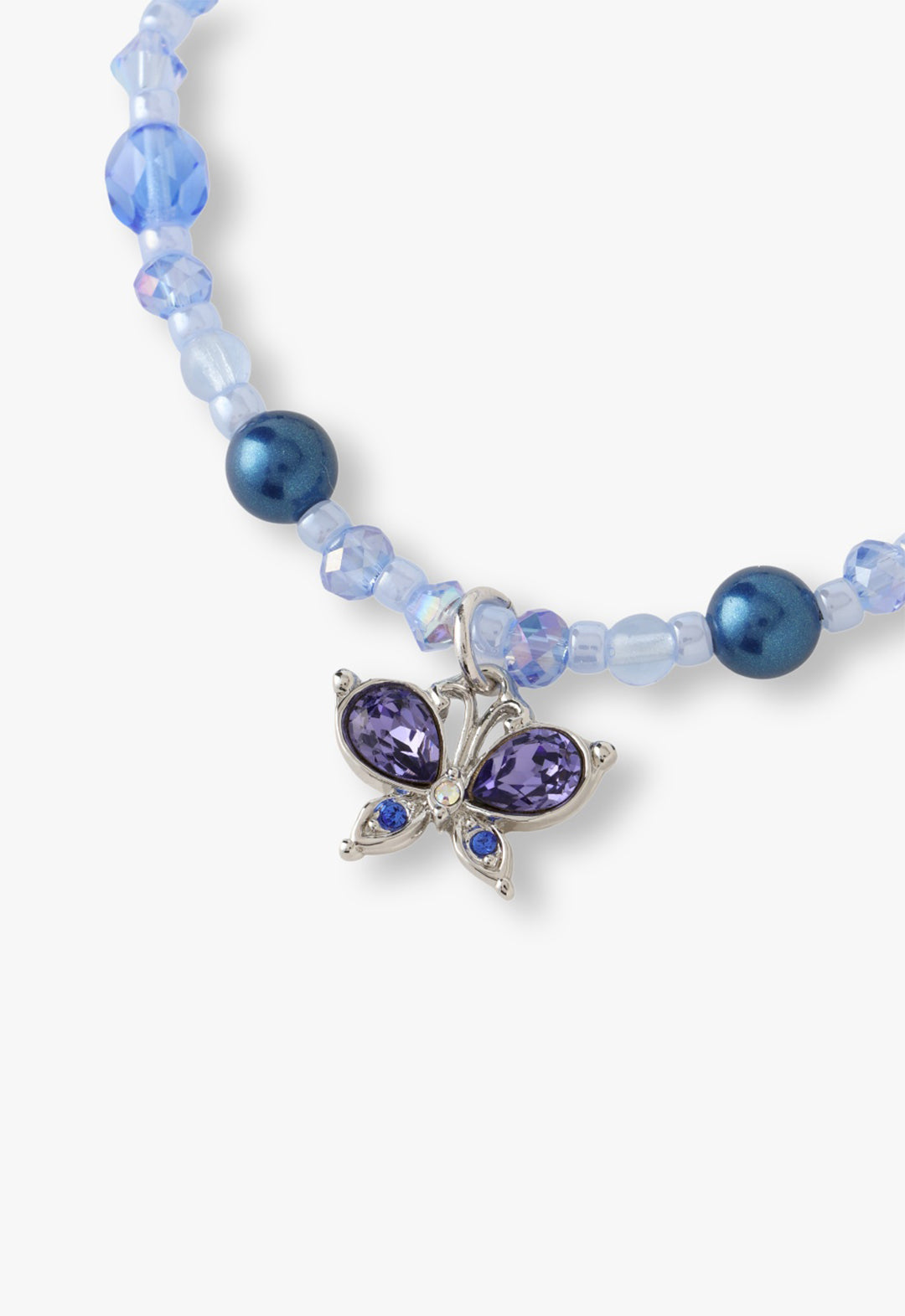 Anna Sui Butterfly Charm Bracelet - Silver