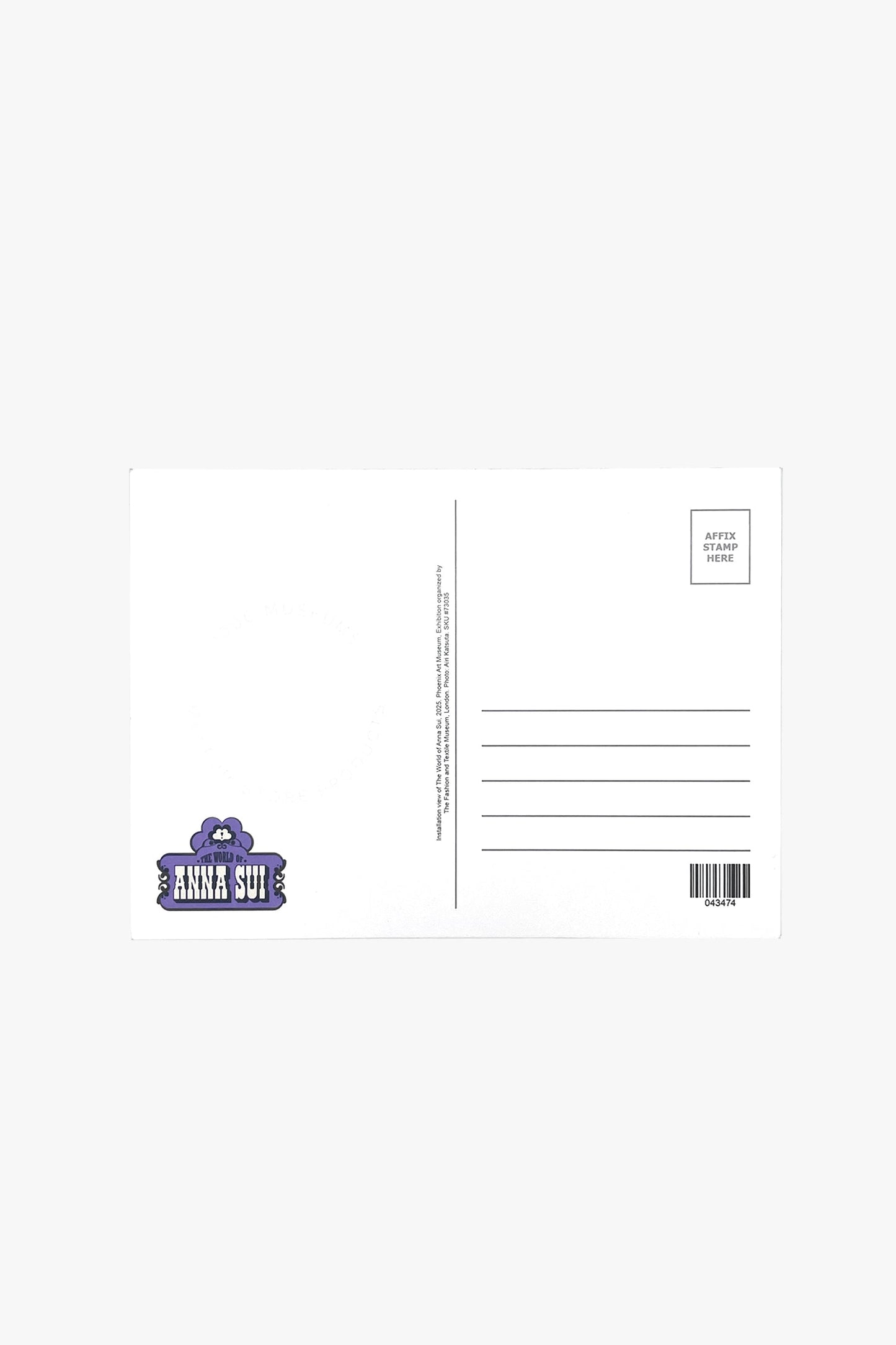 Anna Sui The World of Anna Sui Exhibition Post Card - Pack of 10