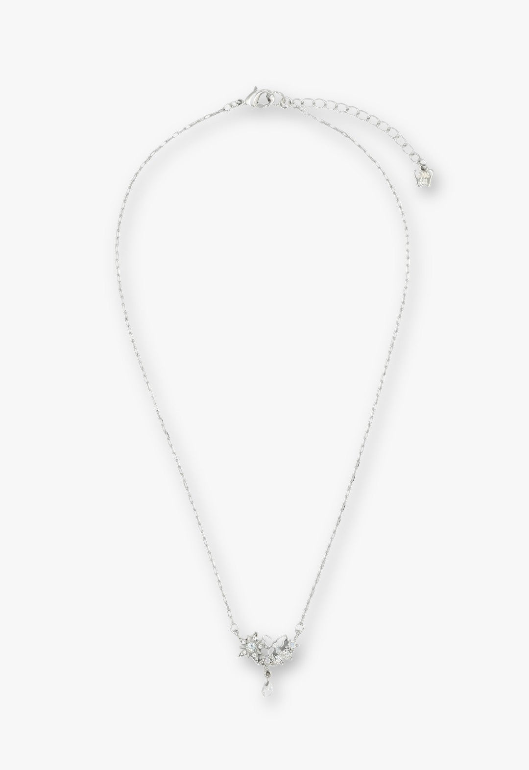 Anna Sui Silver Star Butterfly Necklace